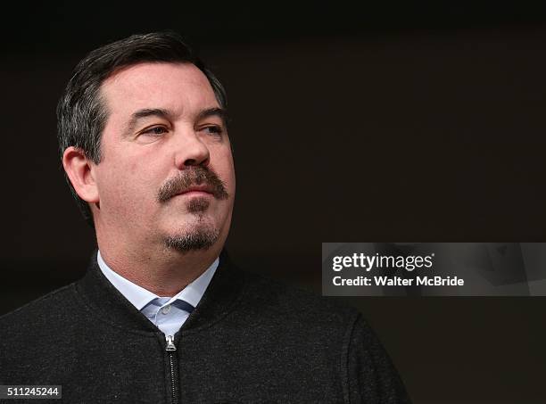 Duncan Sheik during the 'American Psycho' press preview at The New 42nd Street Studios on February 18, 2016 in New York City.