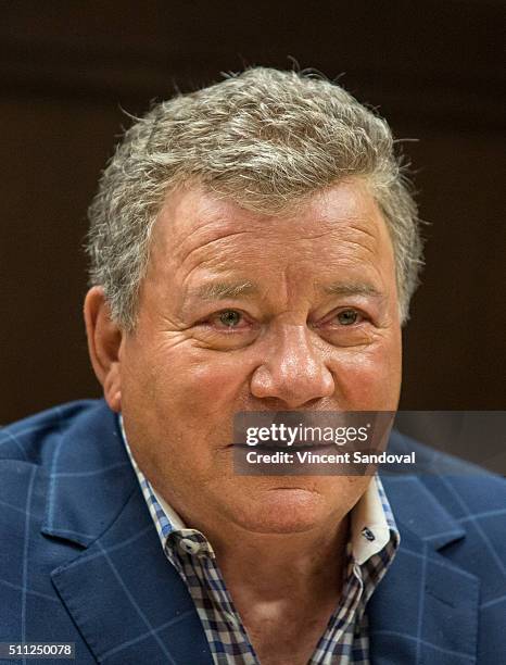 Actor William Shatner signs copies of his new book "Leonard: My Fifty-Year Friendship With A Remarkable Man" at Barnes & Noble at The Grove on...