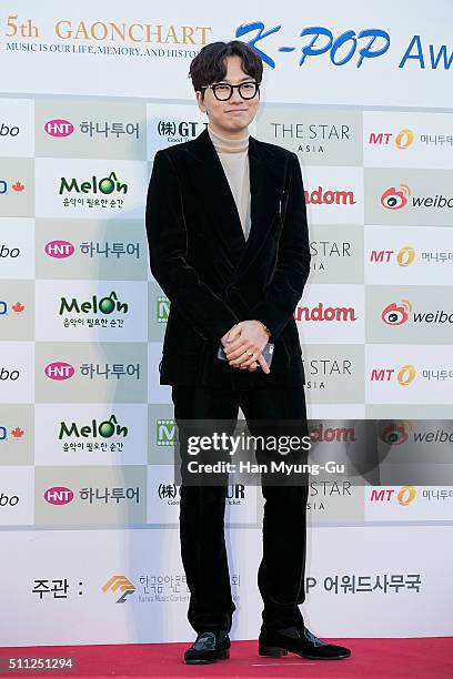 Actor Lee Dong-Hwi attends the 5th Gaon Chart K-Pop Awards on February 17, 2016 in Seoul, South Korea.