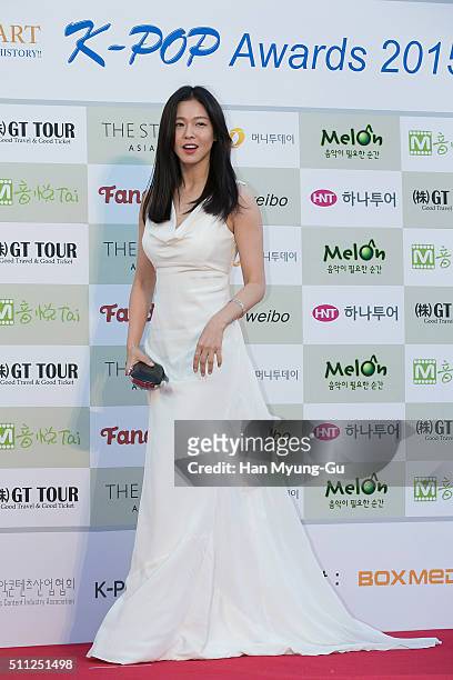 Actress Kyeong Su-Jin attends the 5th Gaon Chart K-Pop Awards on February 17, 2016 in Seoul, South Korea.