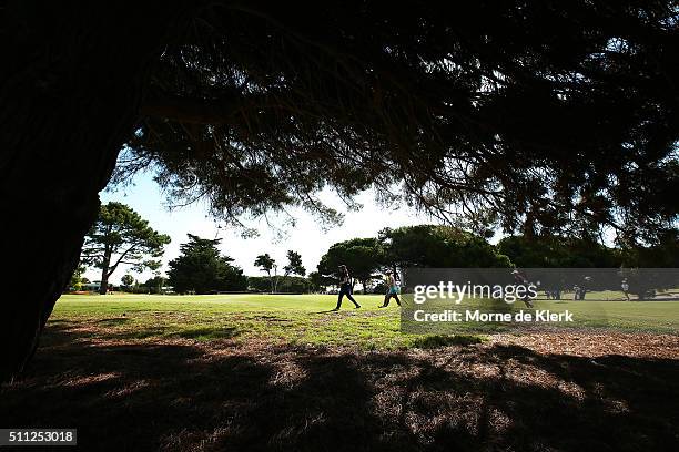 General view during day two of the ISPS Handa Women's Australian Open at The Grange GC on February 19, 2016 in Adelaide, Australia.