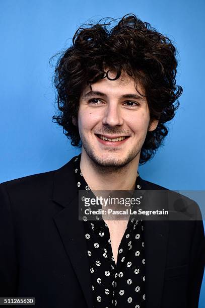 Actor Vincent Lacoste attends the 'Saint Amour' photo call during the 66th Berlinale International Film Festival Berlin at Grand Hyatt Hotel on...
