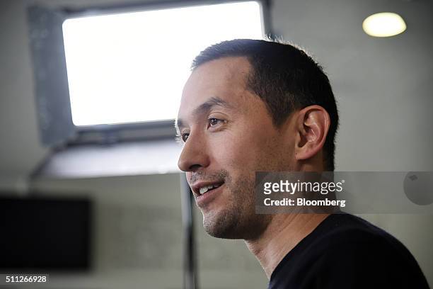 Hiroshi Lockheimer, senior vice president of Google Inc.'s Android, Chrome OS and Chromecast products, speaks during an Bloomberg West television...