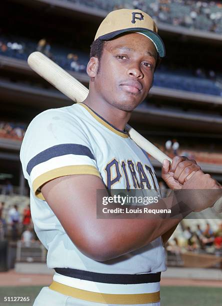 Al Oliver of the Pittsburgh Pirates poses for a portrait. Al Oliver played for the Pirates from 1968-1977.