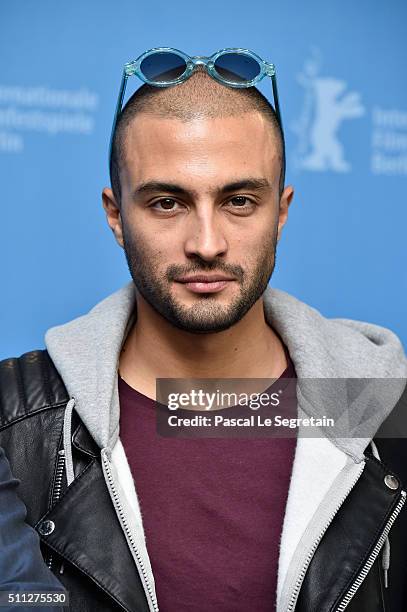 Actor Amir Jadidi attends the 'A Dragon Arrives!' photo call during the 66th Berlinale International Film Festival Berlin at Grand Hyatt Hotel on...