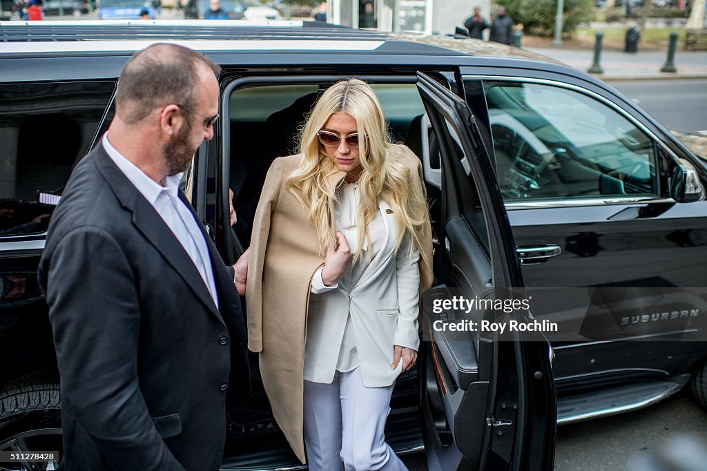 Kesha Fans Protest Sony Music Outside New York State Supreme Court