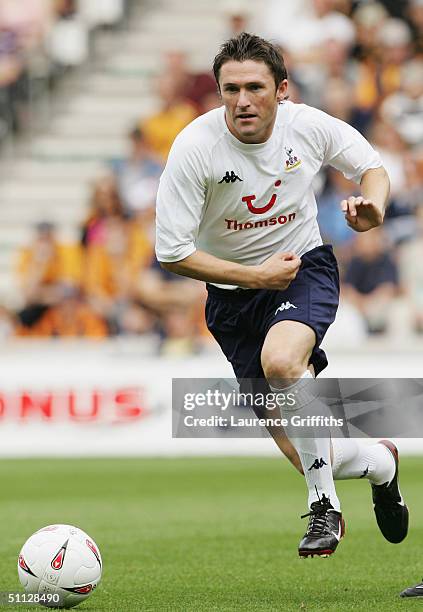 Robbie Keane of Tottenham Hotspur in action during the Pre Season Friendly match between Hull City and Tottenham Hotspur at The KC Stadium on July...