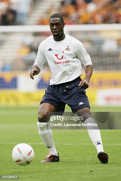 Ledley King of Tottenham Hotspur in action during the Pre Season Friendly match between Hull City and Tottenham Hotspur at The KC Stadium on July 24,...