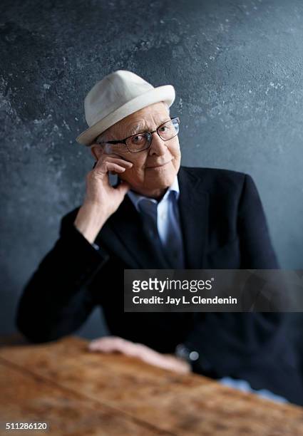Norman Lear of 'Norman Lear: Just Another Version of You' poses for a portrait at the 2016 Sundance Film Festival on January 24, 2016 in Park City,...