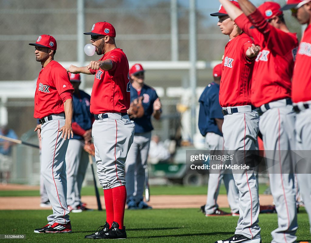 Boston Red Sox Workout