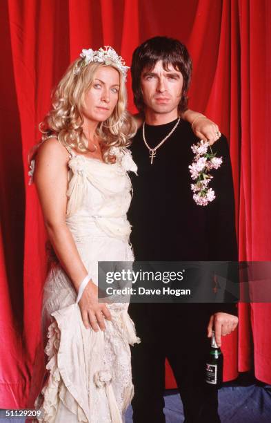 Oasis guitarist Noel Gallagher and wife Meg Matthews.