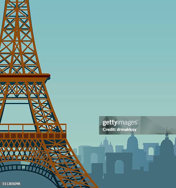 paris - montmartre stock-grafiken, -clipart, -cartoons und -symbole