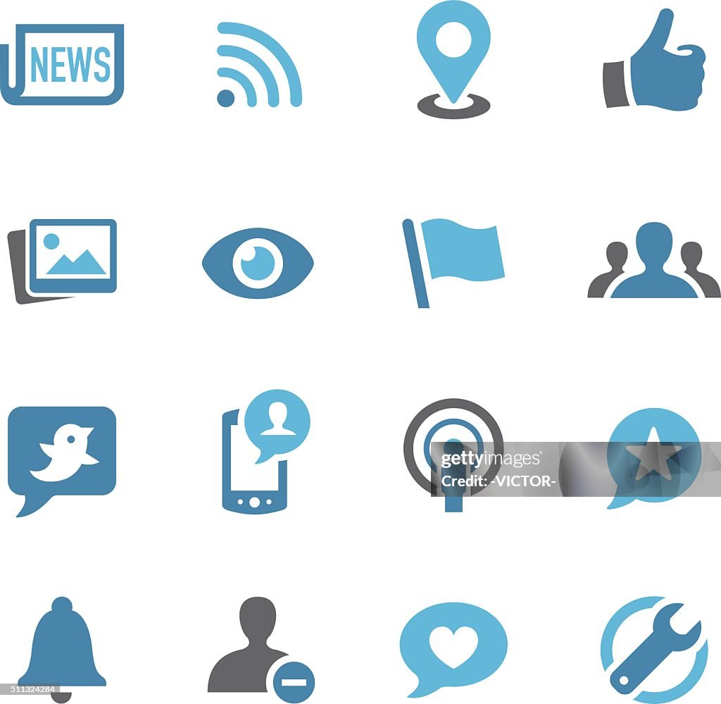 Social Networking Icons - Conc Series