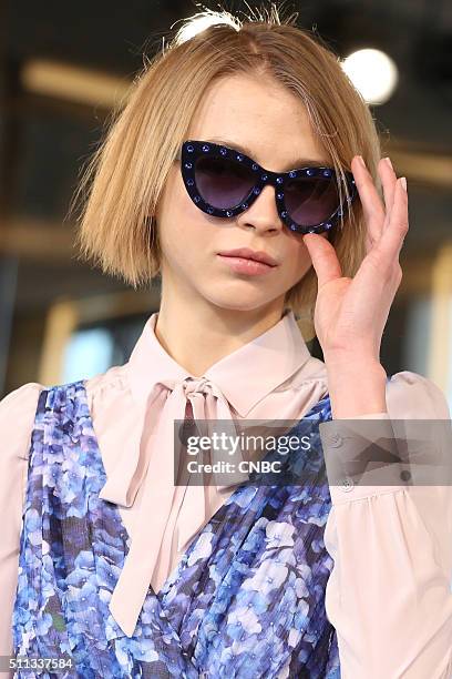 New York Fashion Week 2016 -- Pictured: The Kate Spade New York Fall 2016 Presentation at the Rainbow Room during New York Fashion Week 2016 on...