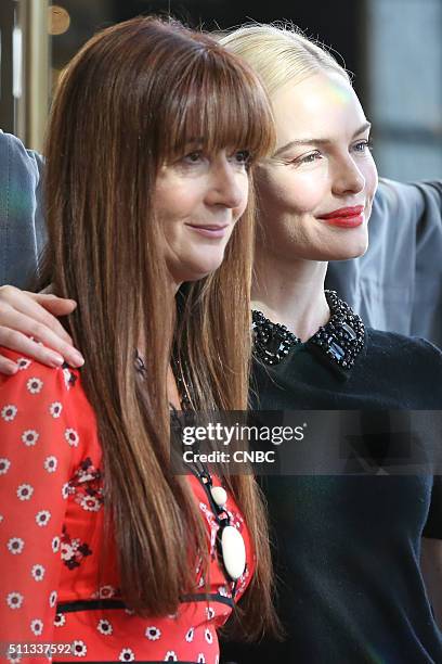 New York Fashion Week 2016 -- Pictured: Kate Spade New York president and creative director Deborah Lloyd with Kate Bosworth at the Kate Spade New...