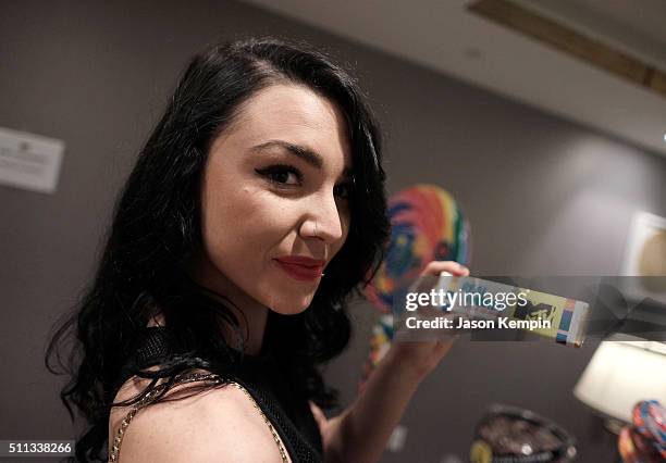 Personality Kailah Casillas attends the MTV Press Junket & Cocktail Party at The London West Hollywood on February 18, 2016 in West Hollywood,...