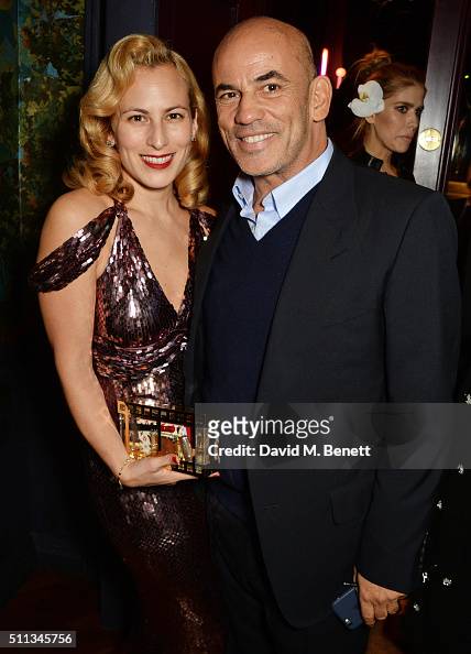Charlotte Dellal and Guy Dellal attend as James Gager, Senior Vice ...