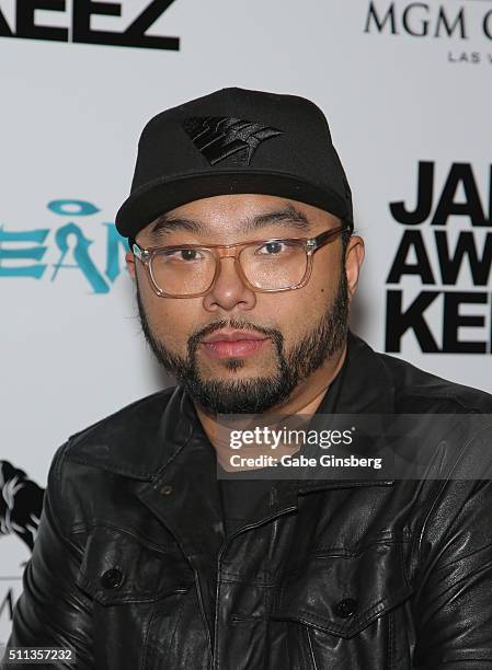 Franzen attends the grand opening of the Jabbawockeez dance crew's show "JREAMZ" at MGM Grand Hotel & Casino on February 19, 2016 in Las Vegas,...