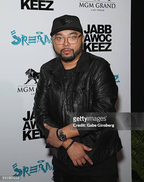 Franzen attends the grand opening of the Jabbawockeez dance crew's show "JREAMZ" at MGM Grand Hotel & Casino on February 19, 2016 in Las Vegas,...