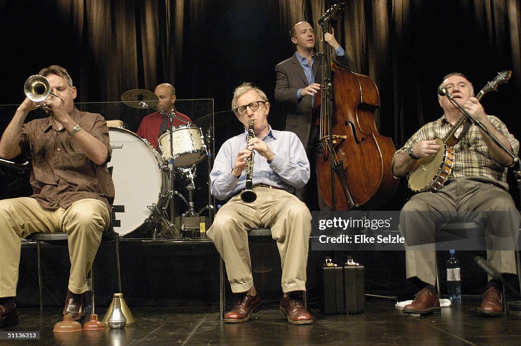 DEU: Woody Allen Performs With His New Orleans Jazz Band