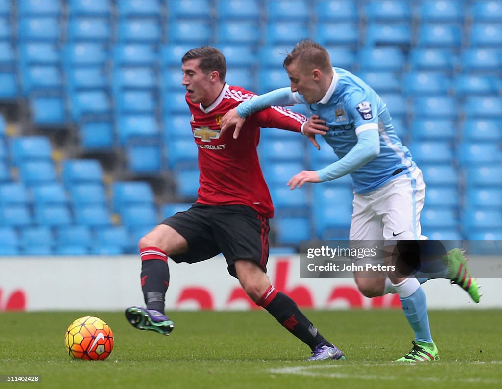 Manchester City v Manchester United: U21 Premier League
