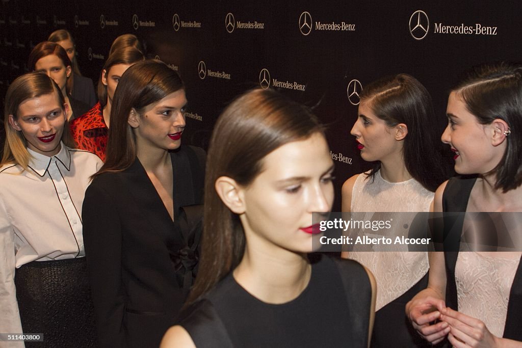 Backstage - Mercedes-Benz Madrid Fashion Week Autumn/Winter 2016/2017