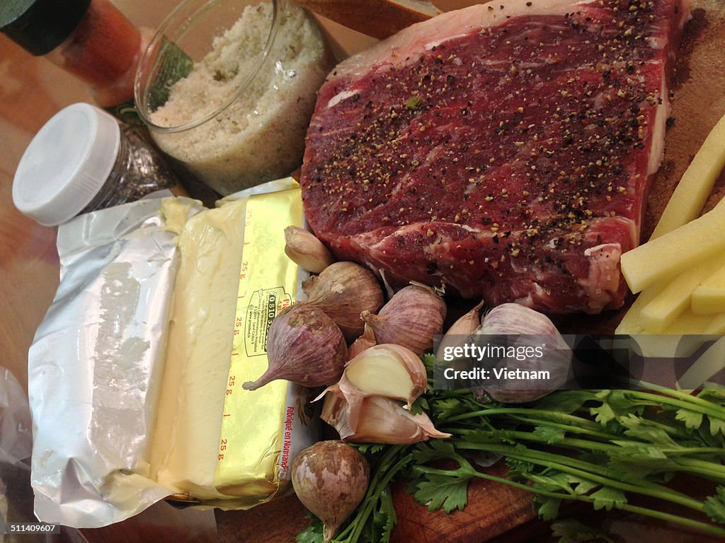 Beefsteak ingredients