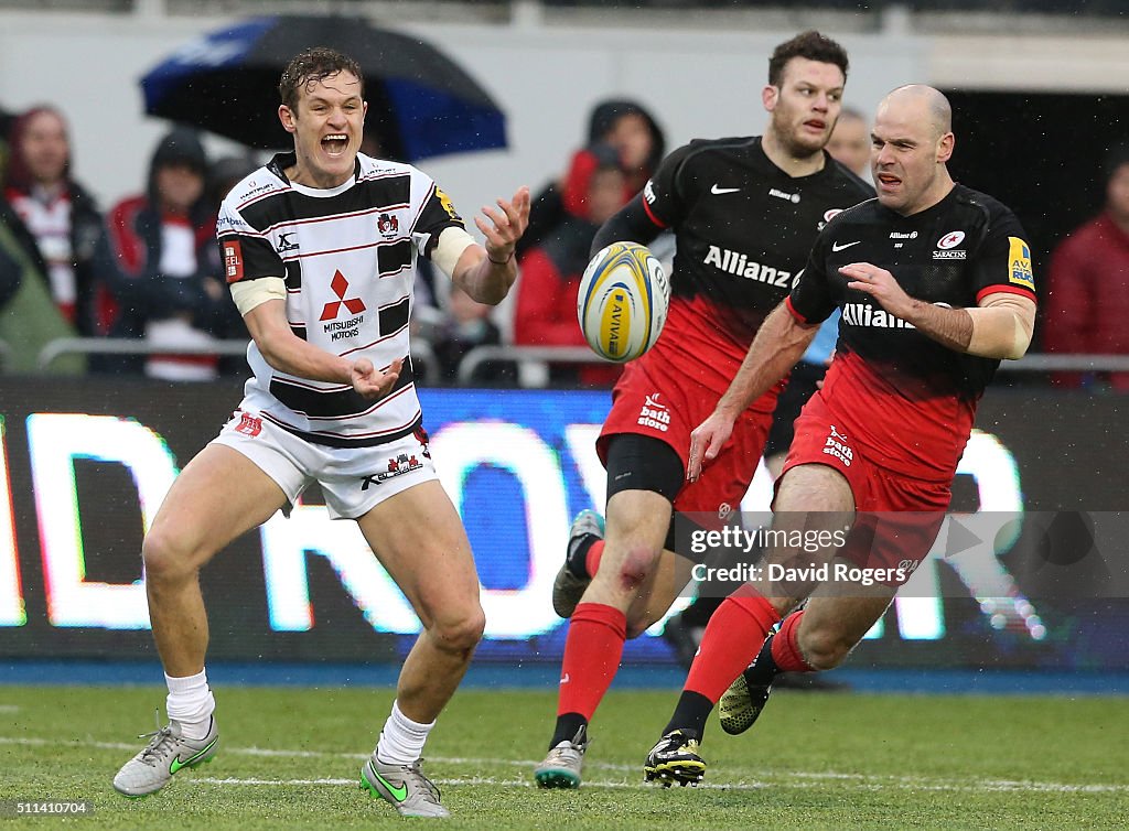 Saracens v Gloucester Rugby - Aviva Premiership