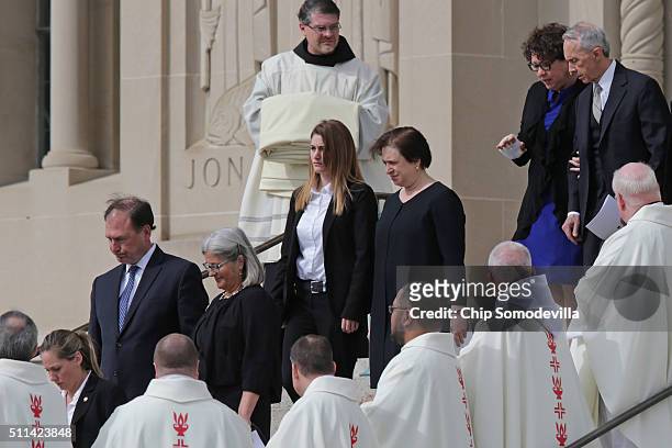 Supreme Court Associate Justice Samuel Alito and his wife Martha Bomgardner, Associate Justice Elena Kagan, Associate Justice Sonia Sotomayor and...