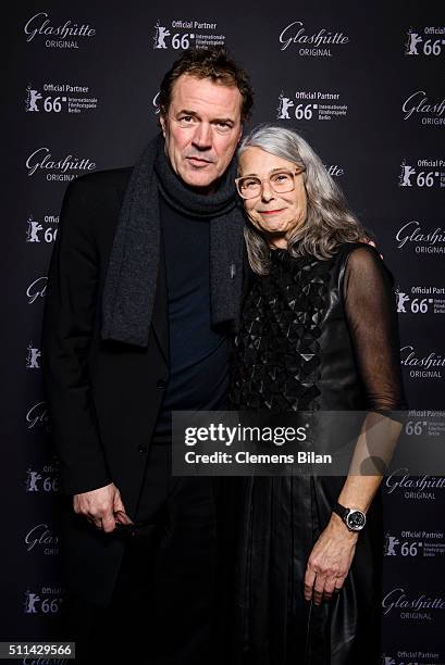 Sebastian Koch and Dagmar Forelle attend the Wempe Germany Event at The Glashuette Original Lounge at The Glashuette Original Lounge on February 19,...