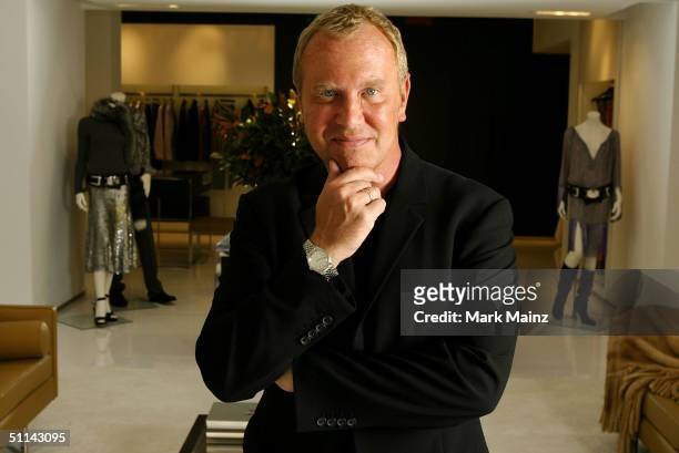 Designer Michael Kors opens his new store on Rodeo Drive August 4, 2004 in Beverly Hills, California.