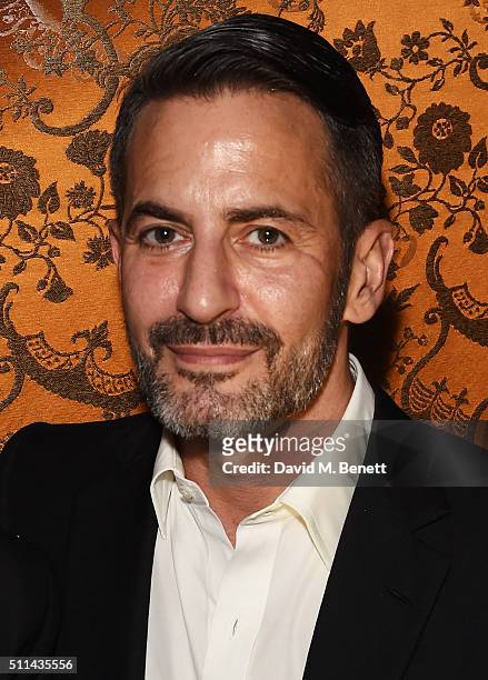 Marc Jacobs attends the Marc Jacobs Beauty dinner at the Club at Park Chinois on February 20, 2016 in London, England.