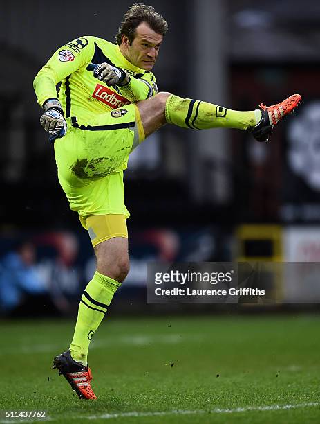 Roy Carroll of Notts County in action during the Sky Bet League Two match between Notts County and Leyton Orient at Meadow Lane on February 20, 2016...