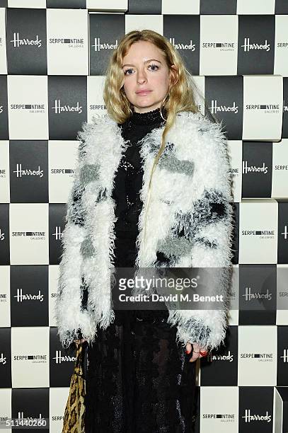 Hannah Weiland attends the Serpentine Future Contemporaries x Harrods Party 2016 at The Serpentine Sackler Gallery on February 20, 2016 in London,...