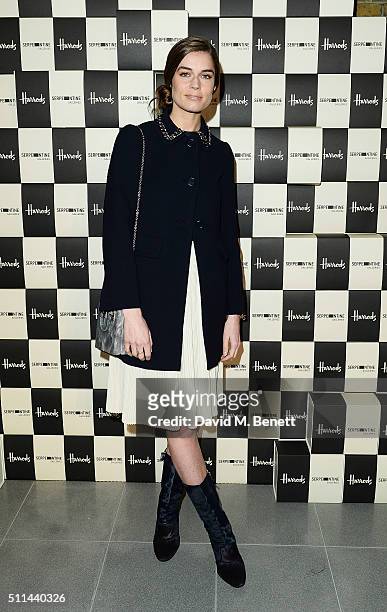 Sophie Hulme attends the Serpentine Future Contemporaries x Harrods Party 2016 at The Serpentine Sackler Gallery on February 20, 2016 in London,...