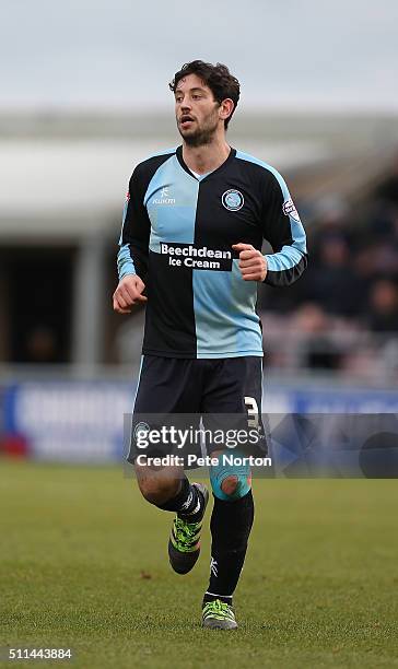 Joe Jacobson of Wycombe Wanderers in action during the Sky Bet League Two match between Northampton Town and Wycombe Wanderers at Sixfields Stadium...