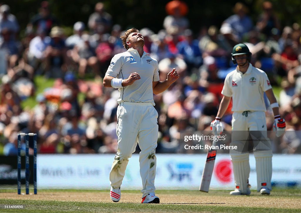 New Zealand v Australia - 2nd Test: Day 2