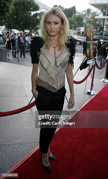Actress Naomi Watts arrives at the premiere of "We Don't Live Here Anymore" at the Director's Guild Theatre on August 5, 2004 in Los Angeles,...