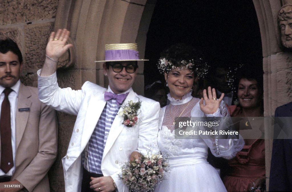 Elton John and Renate Blauel 's Wedding