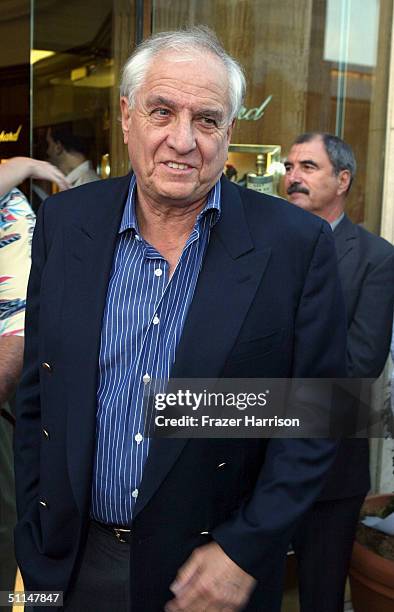 Director Garry Marshall attends a private cocktail reception for the upcoming premiere of "The Princess Diaries 2: A Royal Engagement" thrown by...