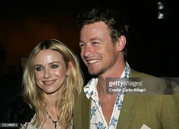 Actress Naomi Watts and Actor Simon Baker at the Premiere of "We Don't Live Here Anymore" at the Director's Guild Theatre on August 5, 2004 in Los...