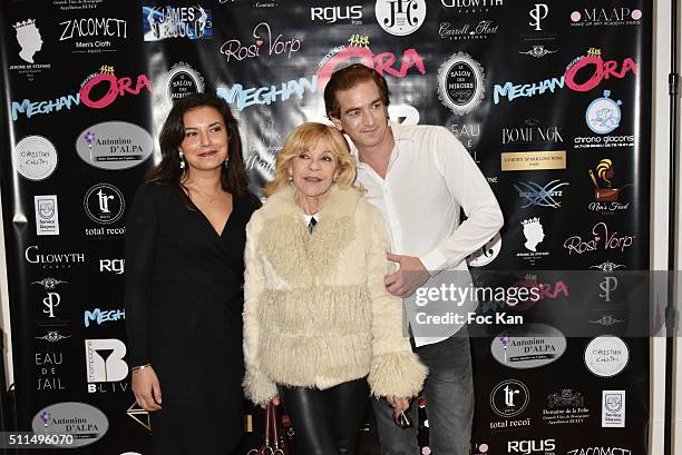 Anais Baydemir, singer Nicoletta and Ludovic Chancel attend The Meghanora Auction Fashion Show to Benefit Meghanora Children Care Association:...