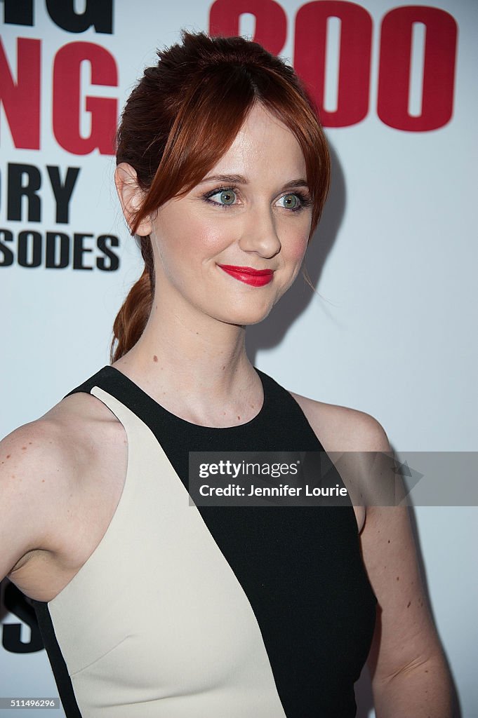 Actress Laura Spencer arrives at the CBS's "The Big Bang Theory
