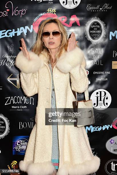 Valerie Steffen attends The Meghanora Auction Fashion Show to Benefit Meghanora Children Care Association: Photocall at Salon des Miroirs Passage...