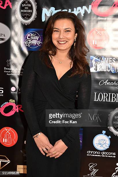 Meteo presenter Anais Baydemir attends The Meghanora Auction Fashion Show to Benefit Meghanora Children Care Association: Photocall at Salon des...