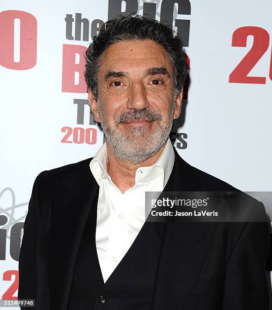 Producer Chuck Lorre attends "The Big Bang Theory" 200th episode celebration at Vibiana on February 20, 2016 in Los Angeles, California.