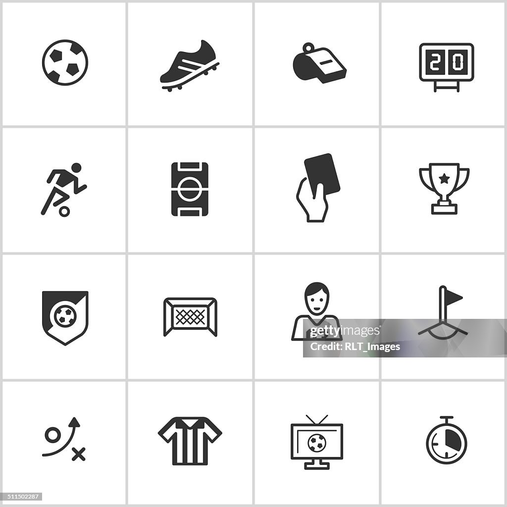Soccer Icons — Inky Series