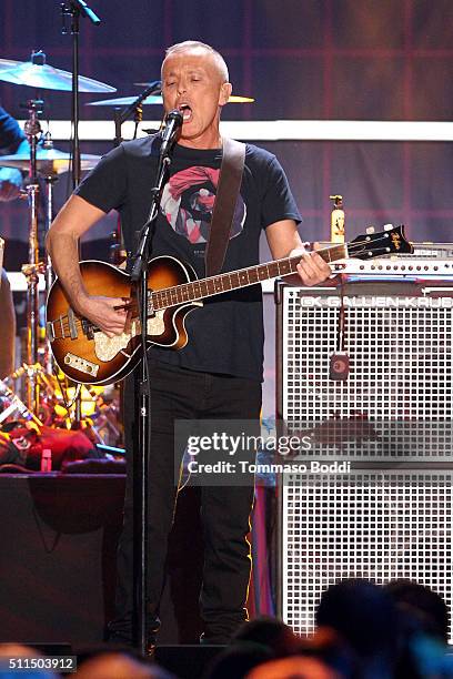Recording artist Curt Smith of music group Tears for Fears performs on stage during the iHeart80s Party 2016 at The Forum on February 20, 2016 in...