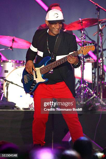 Recording artist Mikey Craig of Culture Club performs on stage during the iHeart80s Party 2016 at The Forum on February 20, 2016 in Inglewood,...