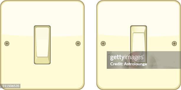 light switches - light switch stock illustrations
